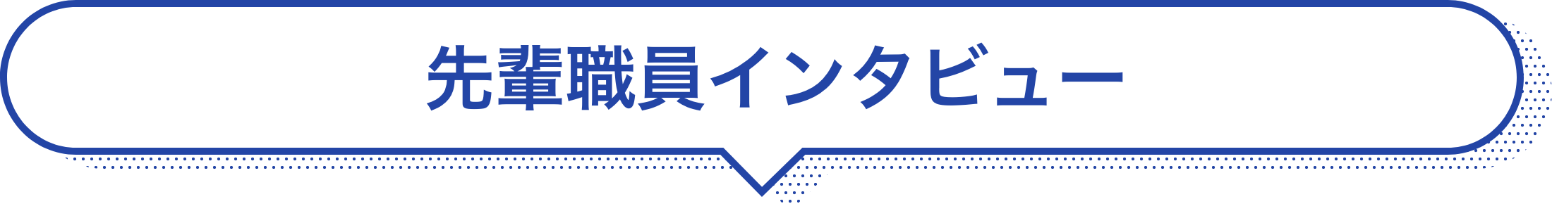 先輩職員インタビュー